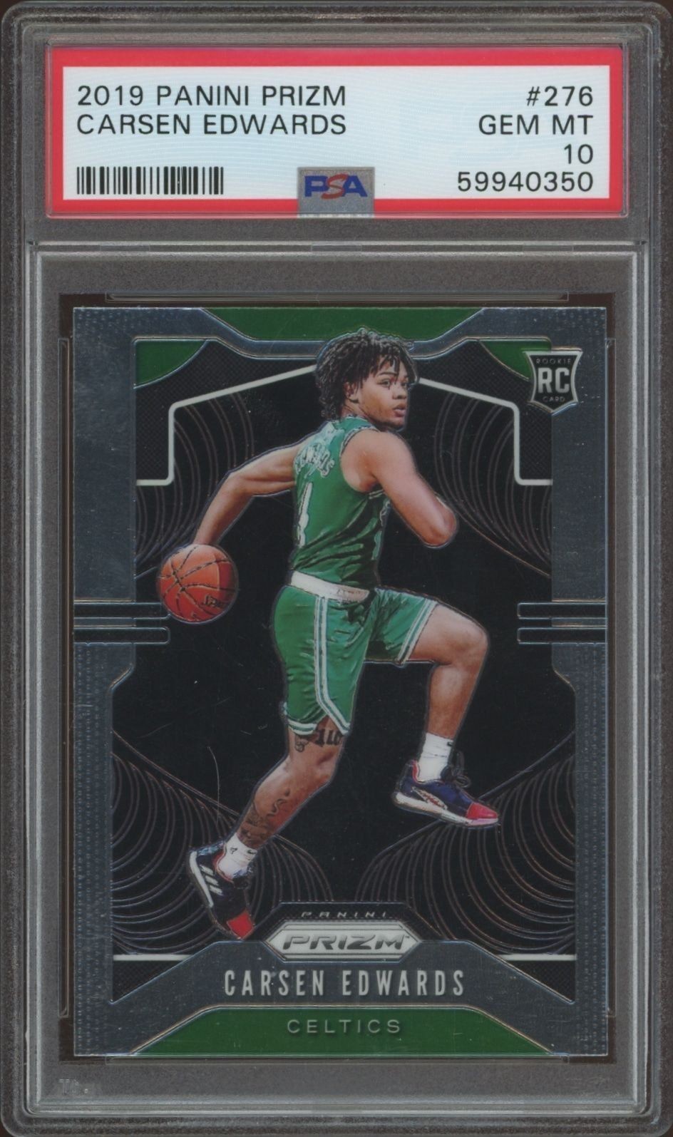2019-20 Panini Prizm Carsen Edwards #276 basketball trading card front