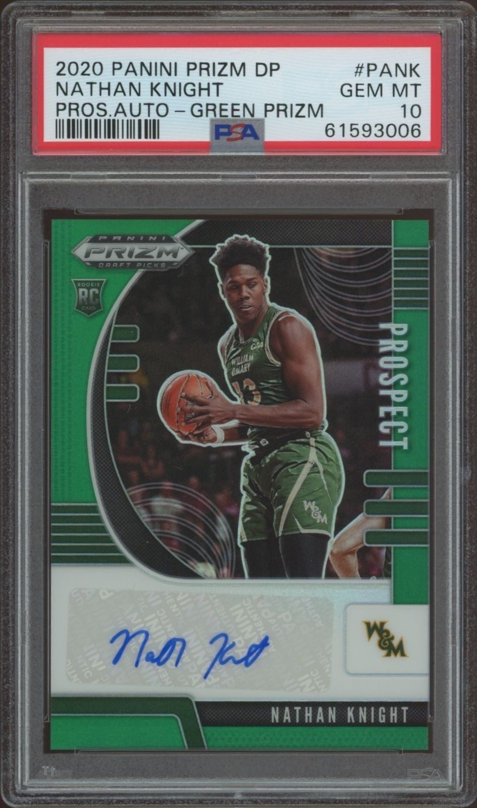 2020-21 Panini Prizm Draft Picks Nathan Knight #PA-NK trading card