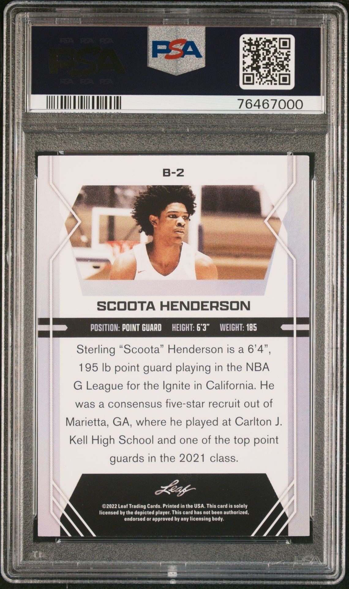 Scoot Henderson - Back