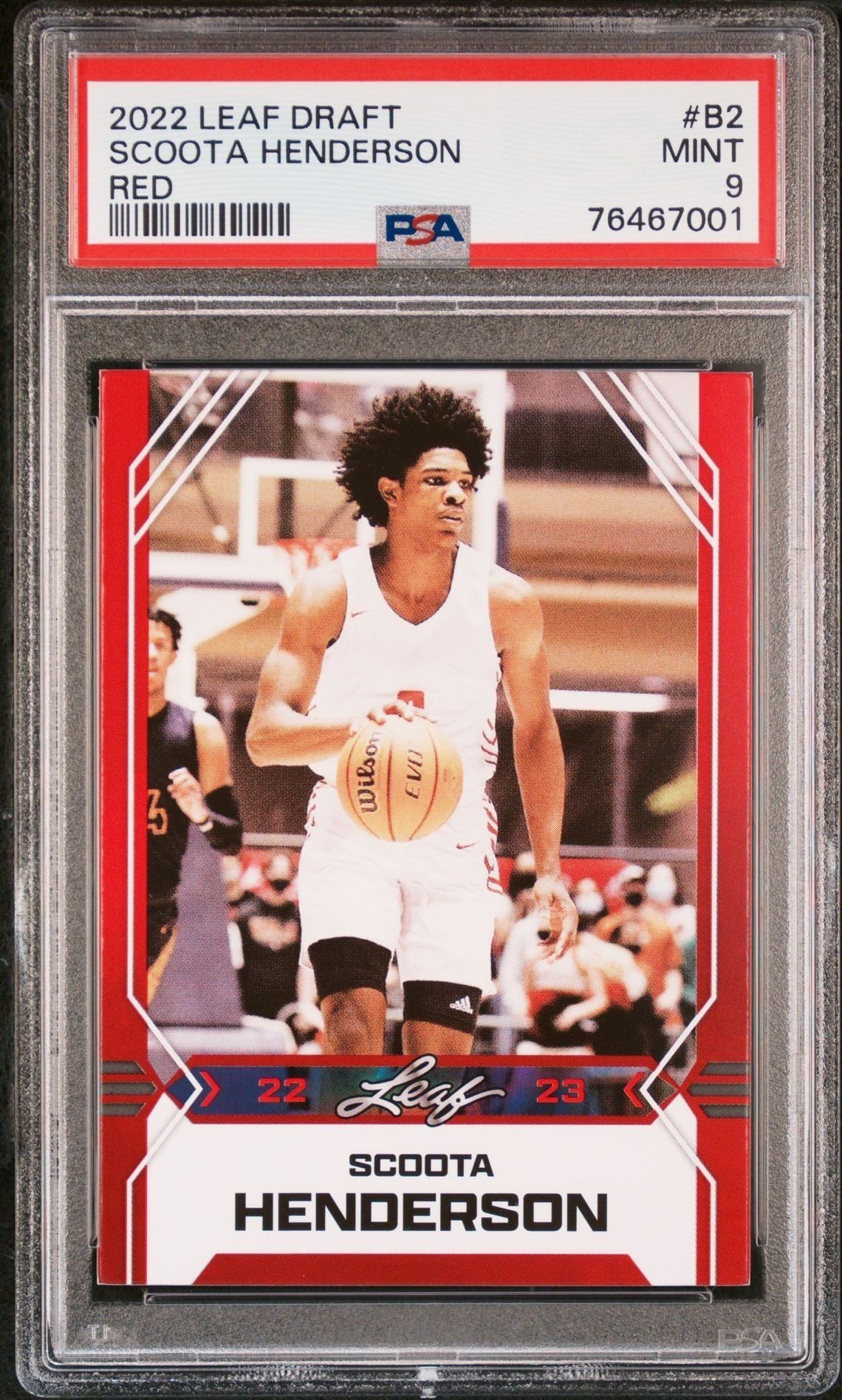 2022-23 Leaf Draft Scoot Henderson #B-2 trading card