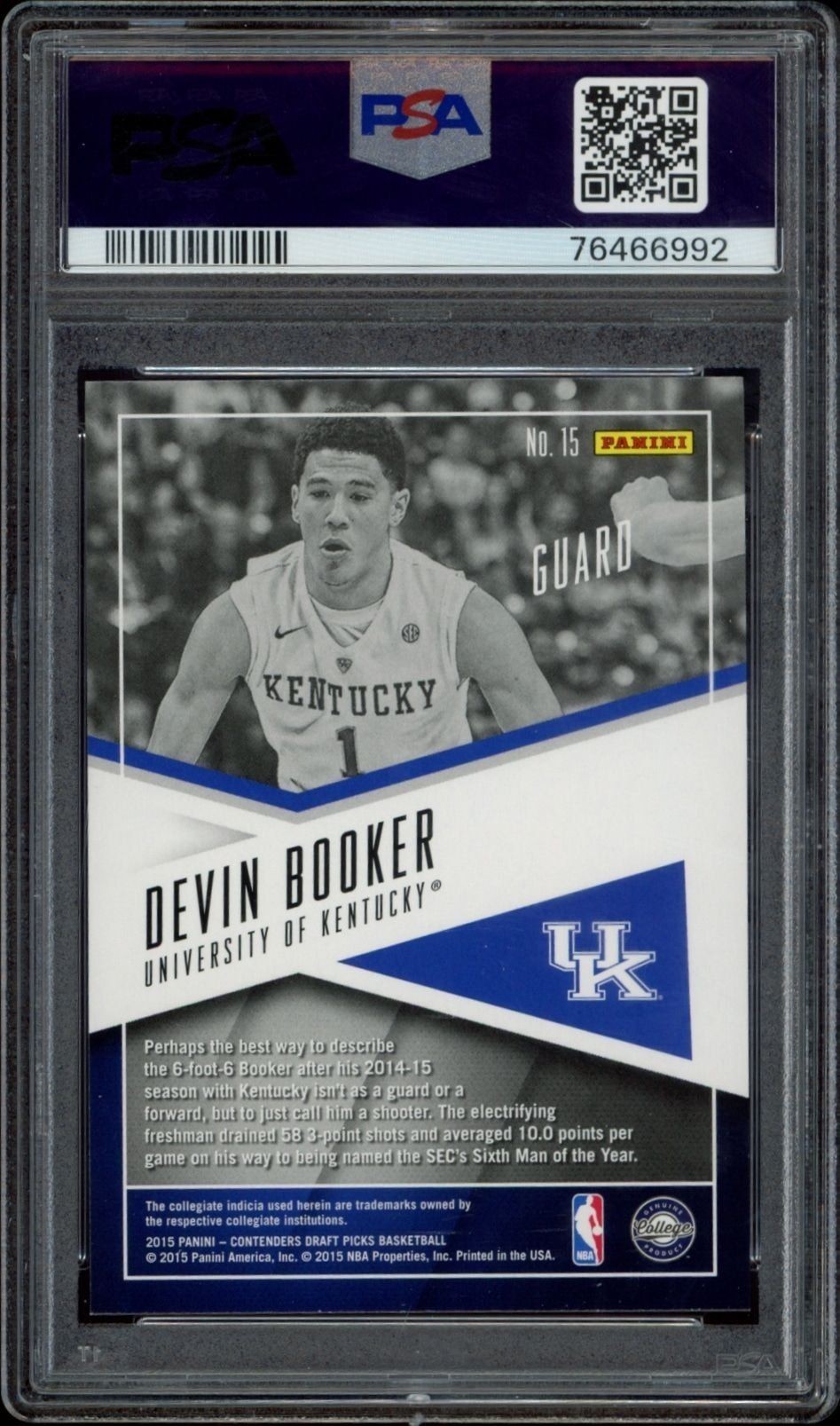 Devin Booker - Back
