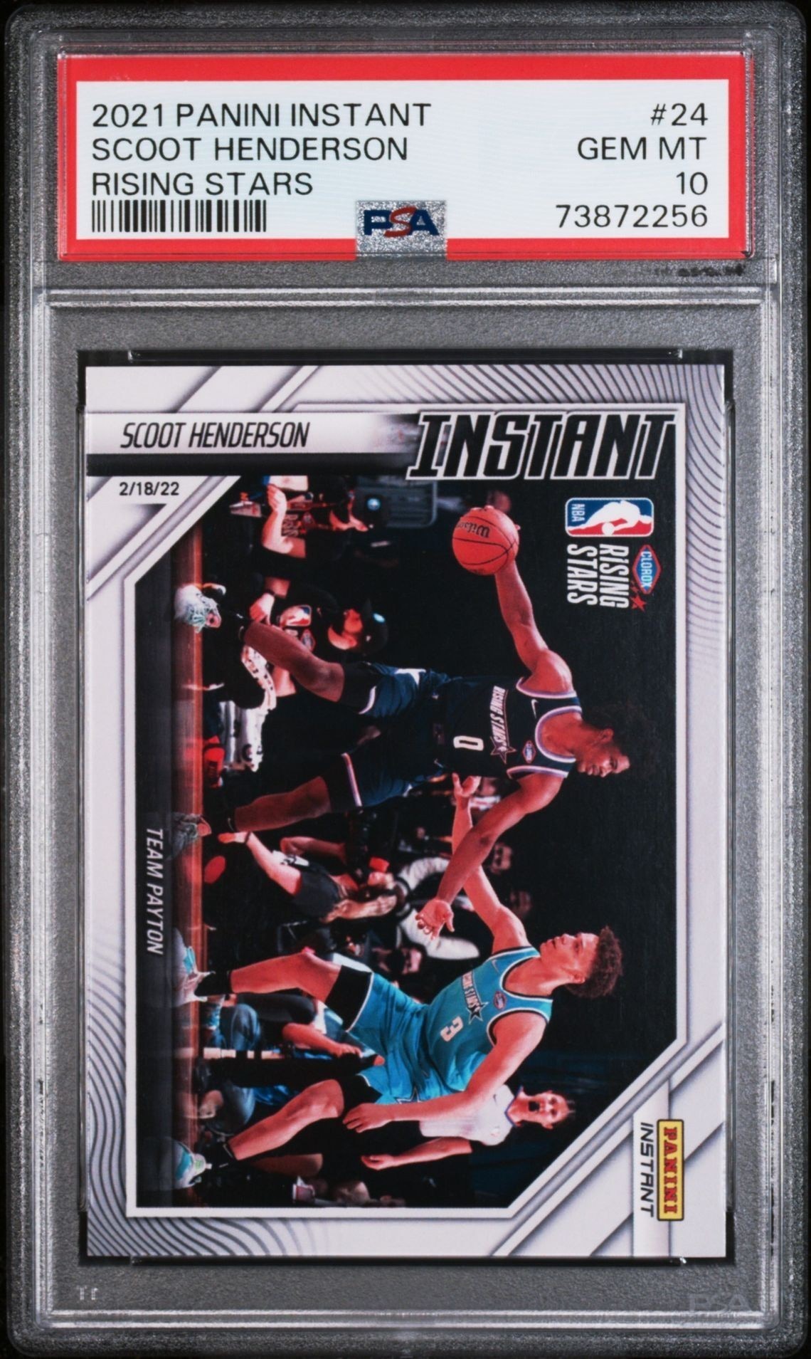 2021-22 Panini Instant Scoot Henderson #24 trading card