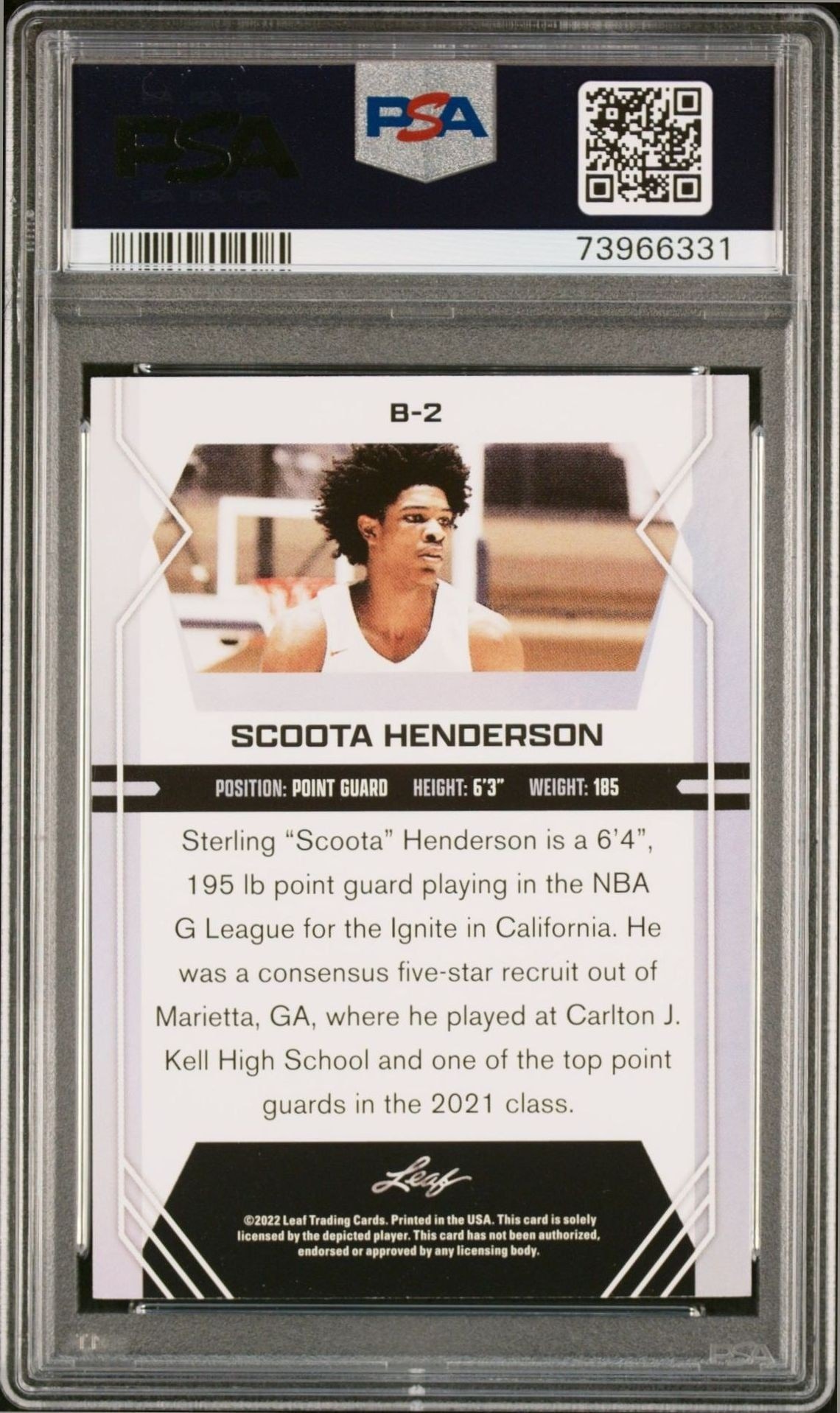 Scoot Henderson - Back