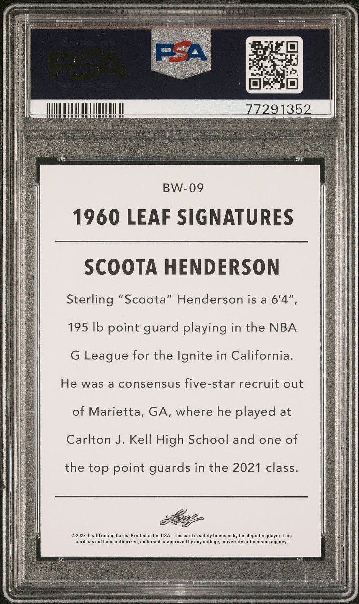 Scoot Henderson - Back