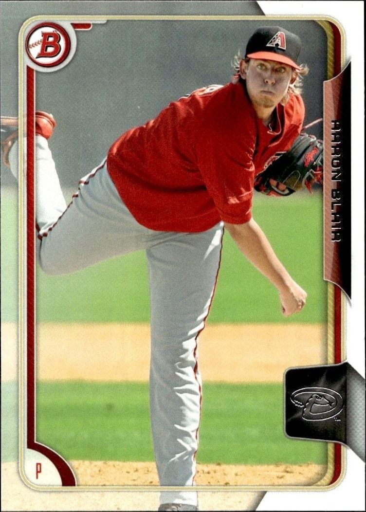 2015 Bowman Draft Aaron Blair #BP76 trading card