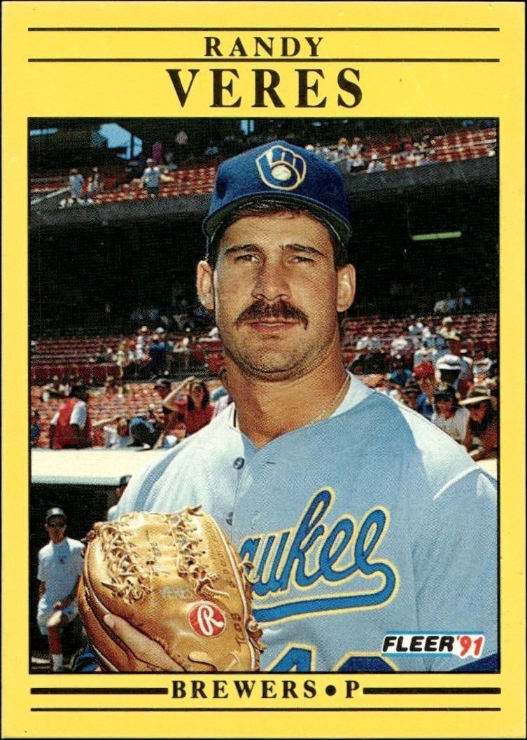 1991 Fleer Randy Veres #600 trading card
