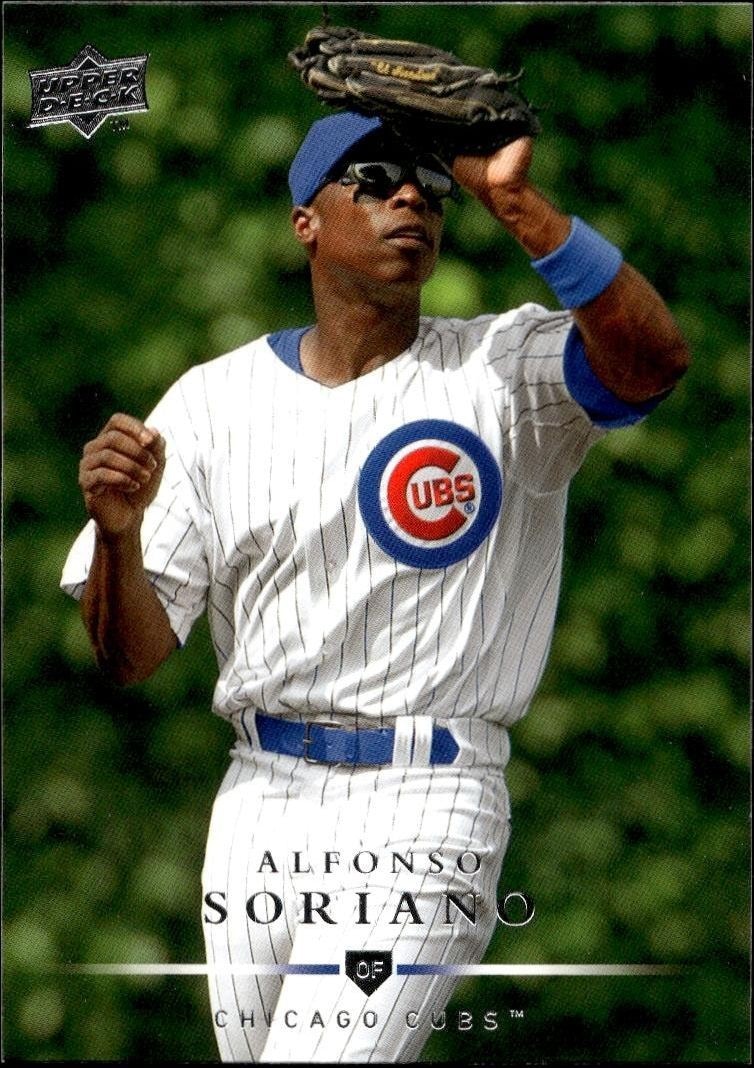 2008 Upper-Deck Alfonso Soriano #79 trading card