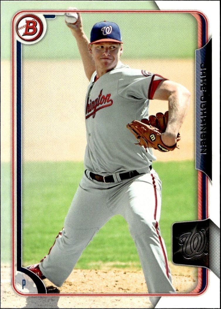 2015 Bowman Draft Jake Johansen #BP130 trading card