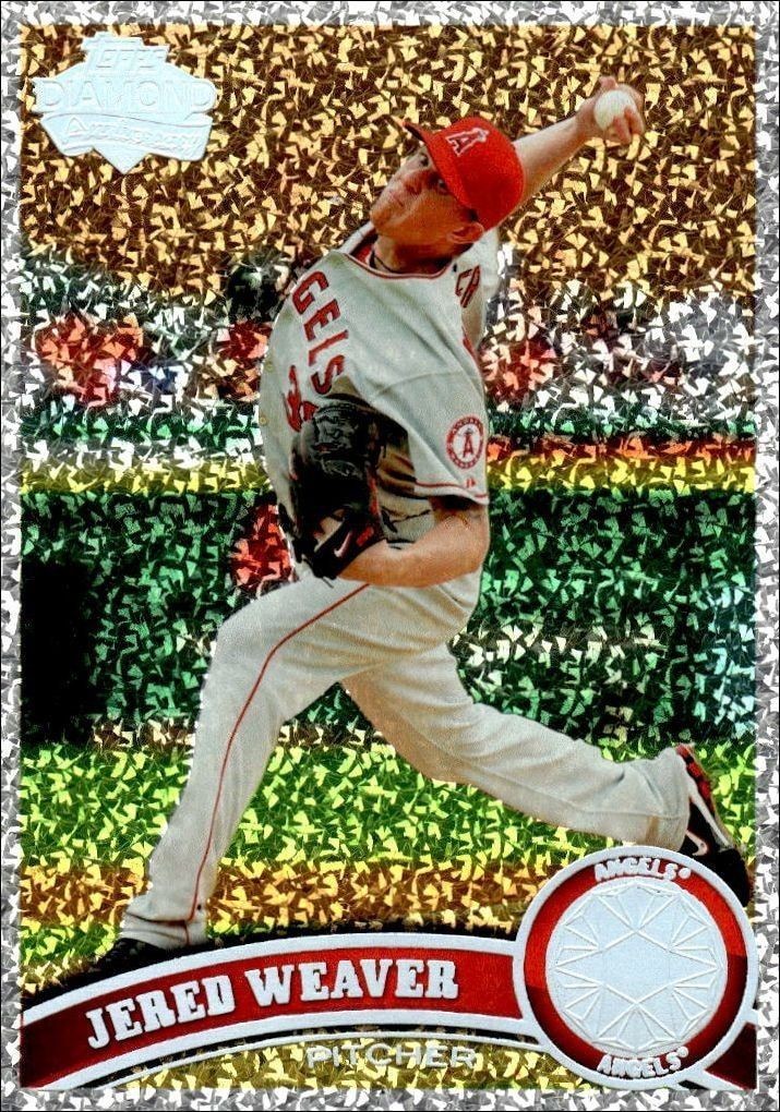 2011 Topps Jered Weaver #75 trading card