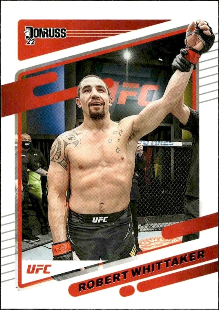 2022 Panini UFC Robert Whittaker #28 trading card