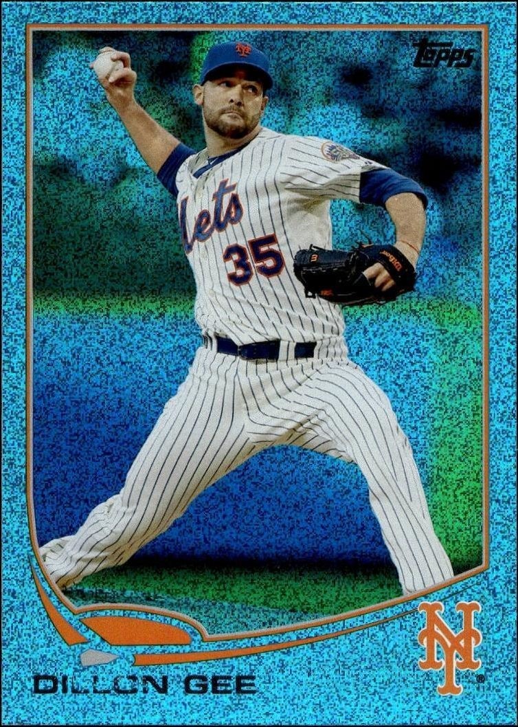 2013 Topps Series 1 Dillon Gee #156 trading card