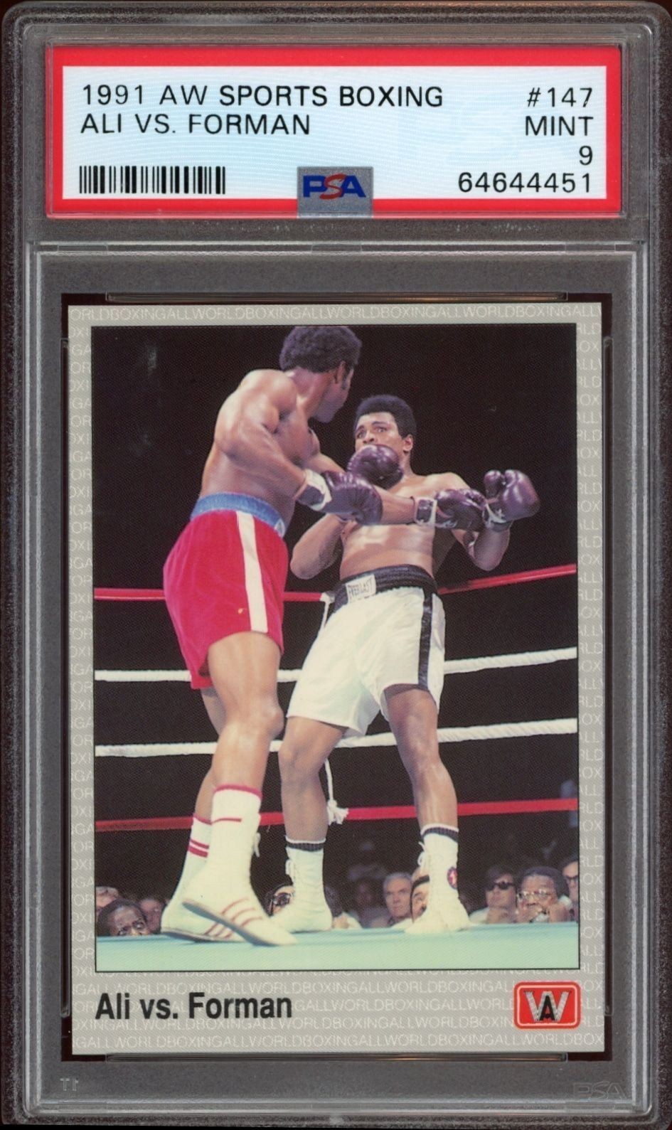 1991 Aw-Sports Boxing Muhammad Ali #147 trading card
