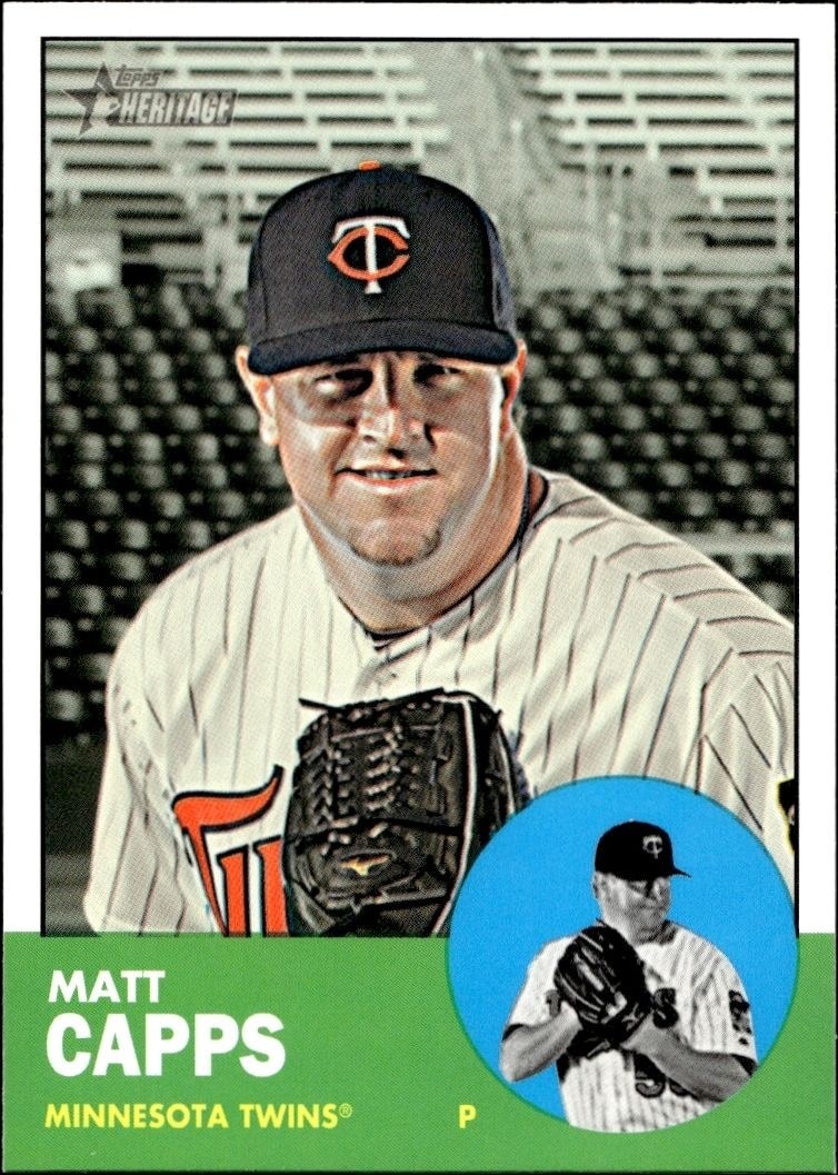 2012 Topps Heritage Matt Capps #H604 baseball trading card front
