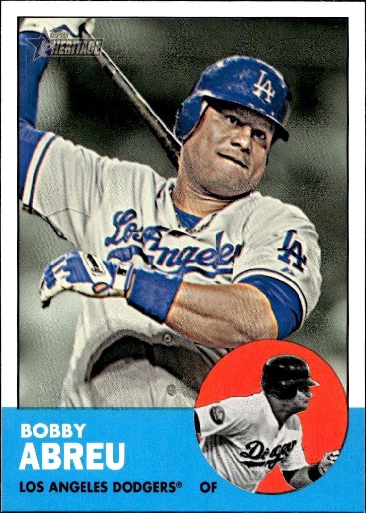 2012 Topps Heritage High Number Bobby Abreu #H669 baseball trading card front