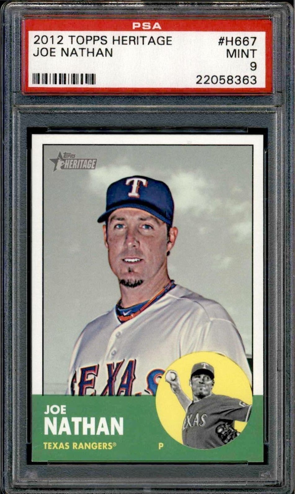 2012 Topps Heritage High Number Joe Nathan #H667 trading card