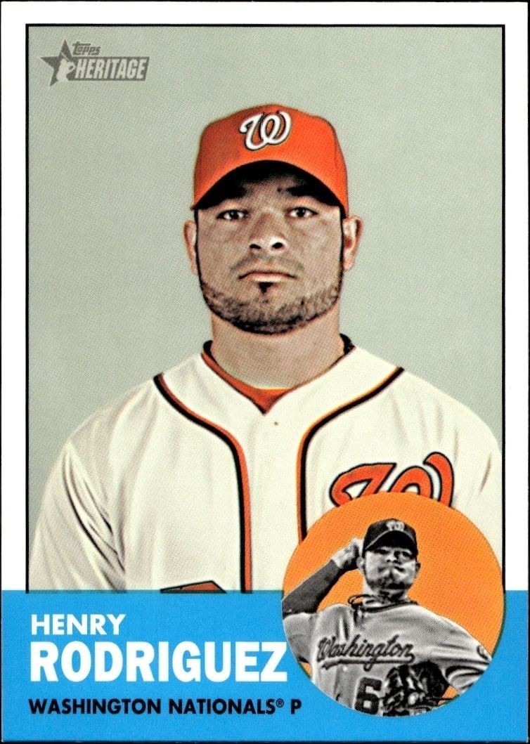 2012 Topps Heritage High Number Henry Rodriguez #H655 trading card