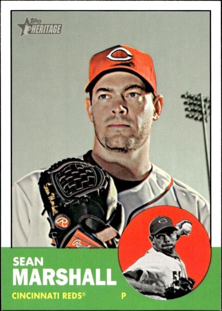 2012 Topps Heritage High Number Sean Marshall #H616 trading card