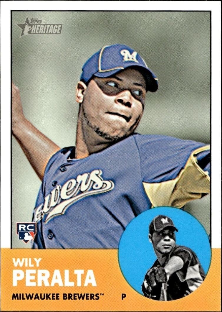 2012 Topps Heritage High Number Wily Peralta #H627 trading card