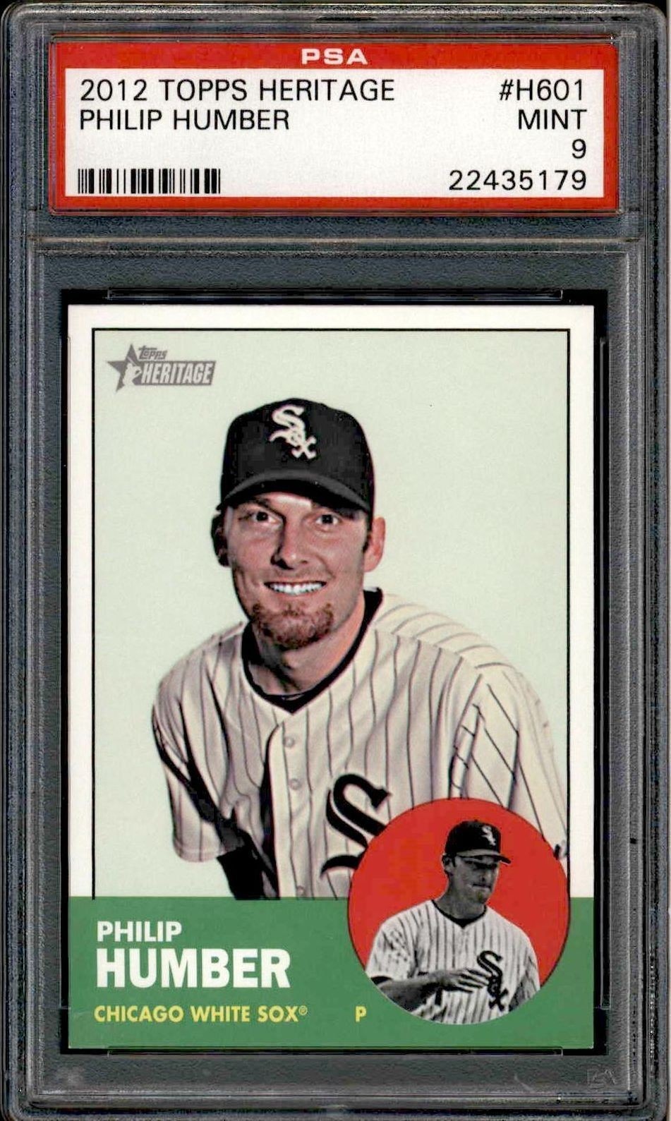 2012 Topps Heritage High Number Philip Humber #H601 trading card