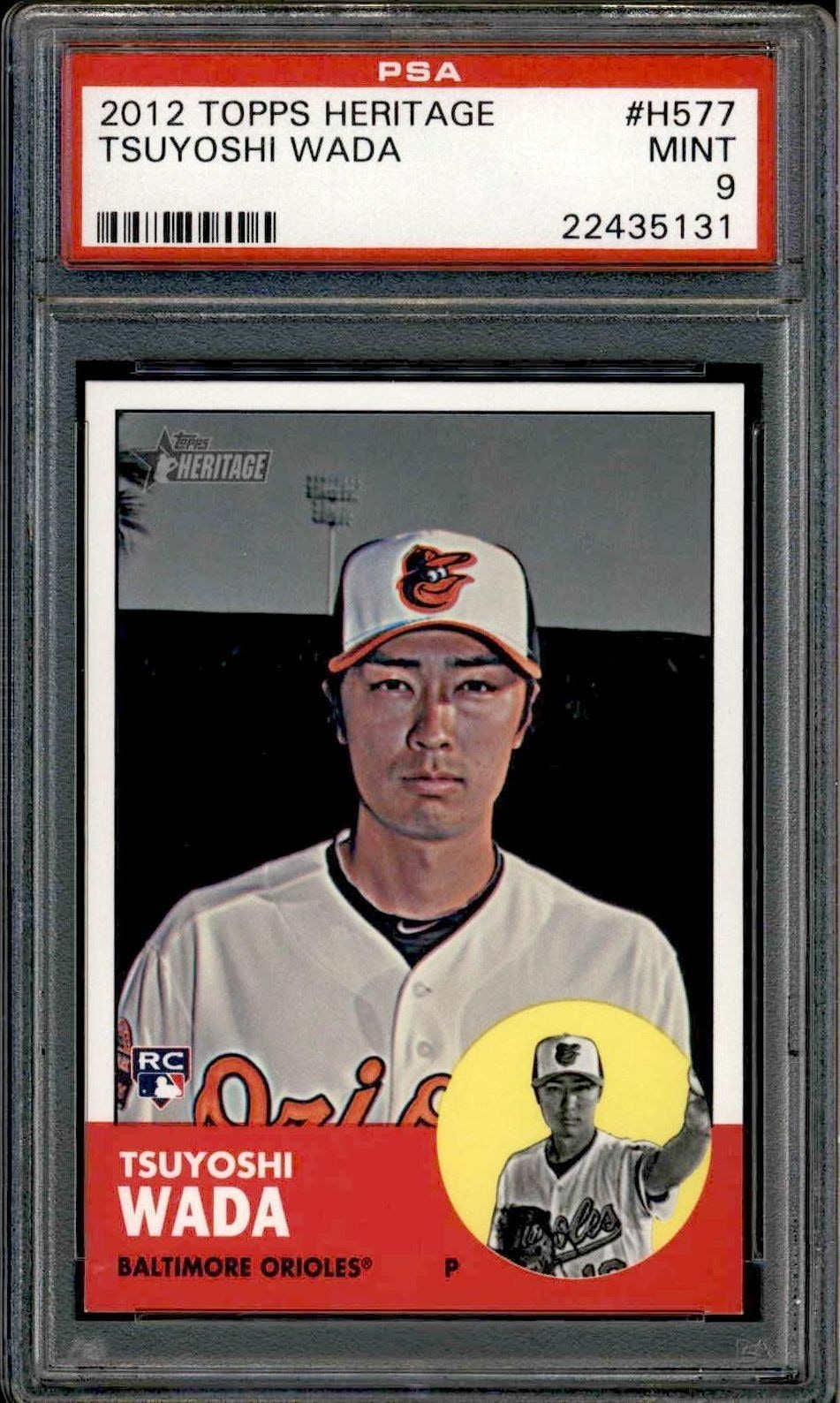 2012 Topps Heritage High Number Tsuyoshi Wada #H577 trading card