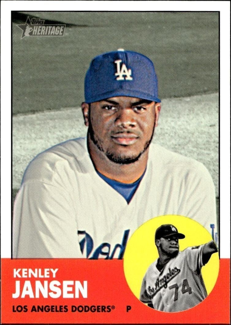 2012 Topps Heritage High Number Kenley Jansen #H594 trading card