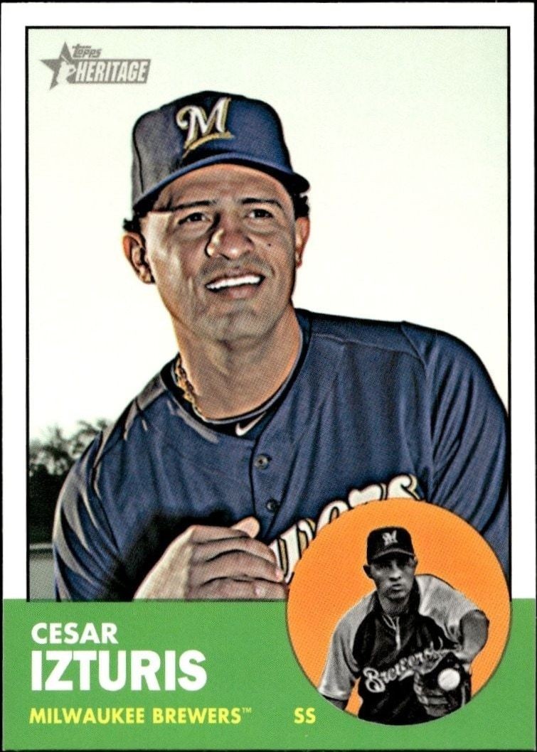 2012 Topps Heritage High Number Cesar Izturis #H633 trading card