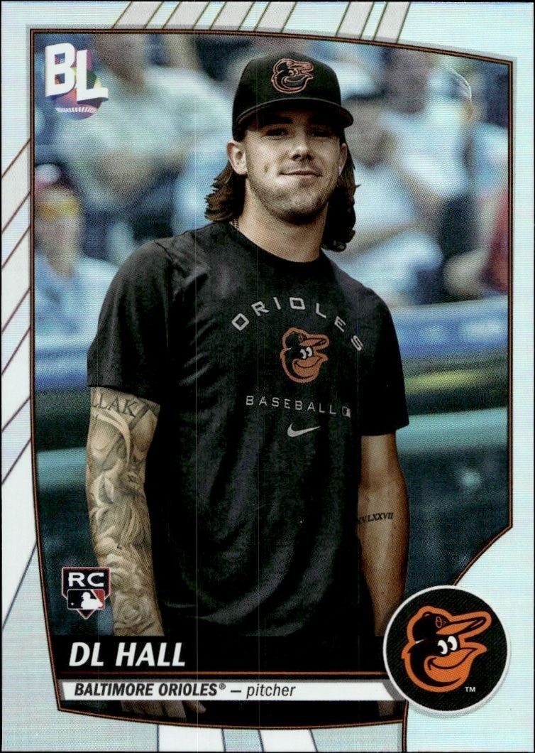 2023 Topps Big League Dj Hall #207 trading card
