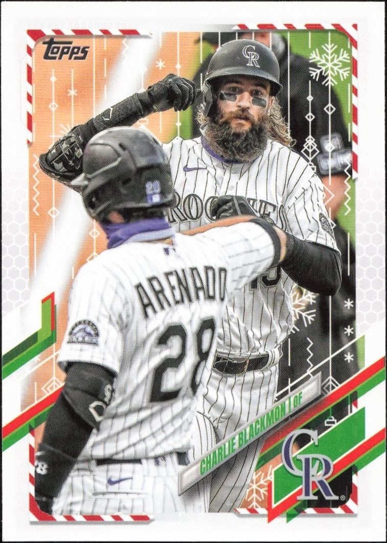 2021 Topps Holiday Charlie Blackmon #HW63 trading card