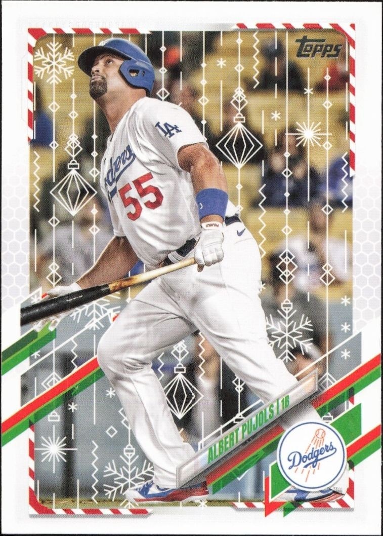 2021 Topps Holiday Albert Pujols #HW176 trading card