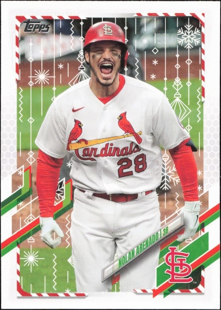 2021 Topps Holiday Nolan Arenado #HW12 trading card