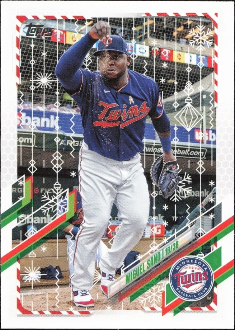 2021 Topps Holiday Miguel Sano #HW164 trading card