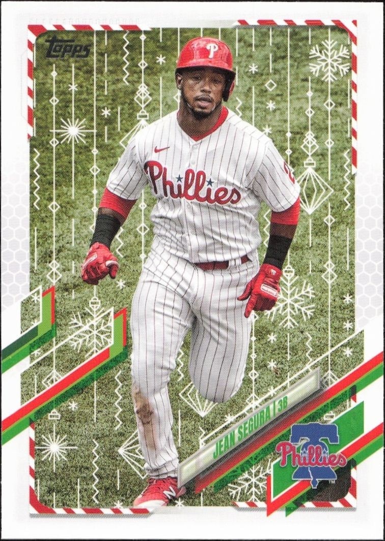 2021 Topps Holiday Jean Segura #HW72 trading card