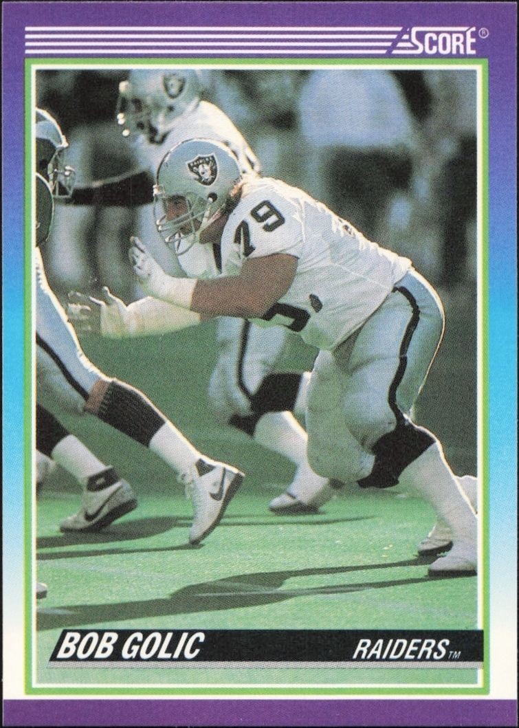 1990 Score Bob Golic #512 trading card