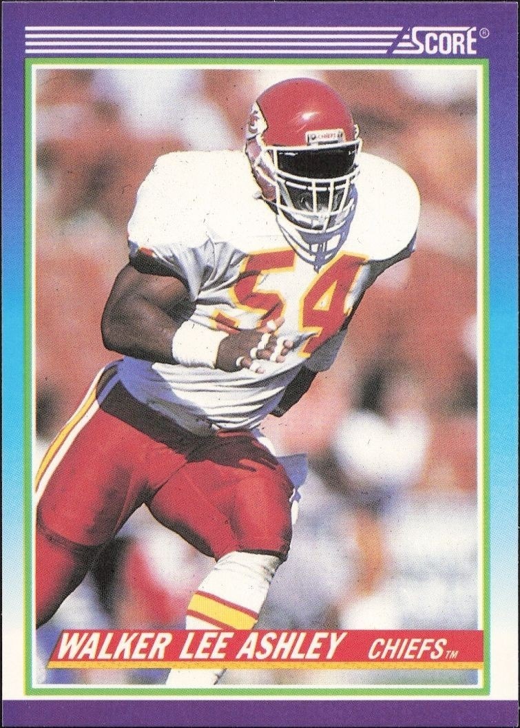 1990 Score Walker Lee Ashley #511 trading card