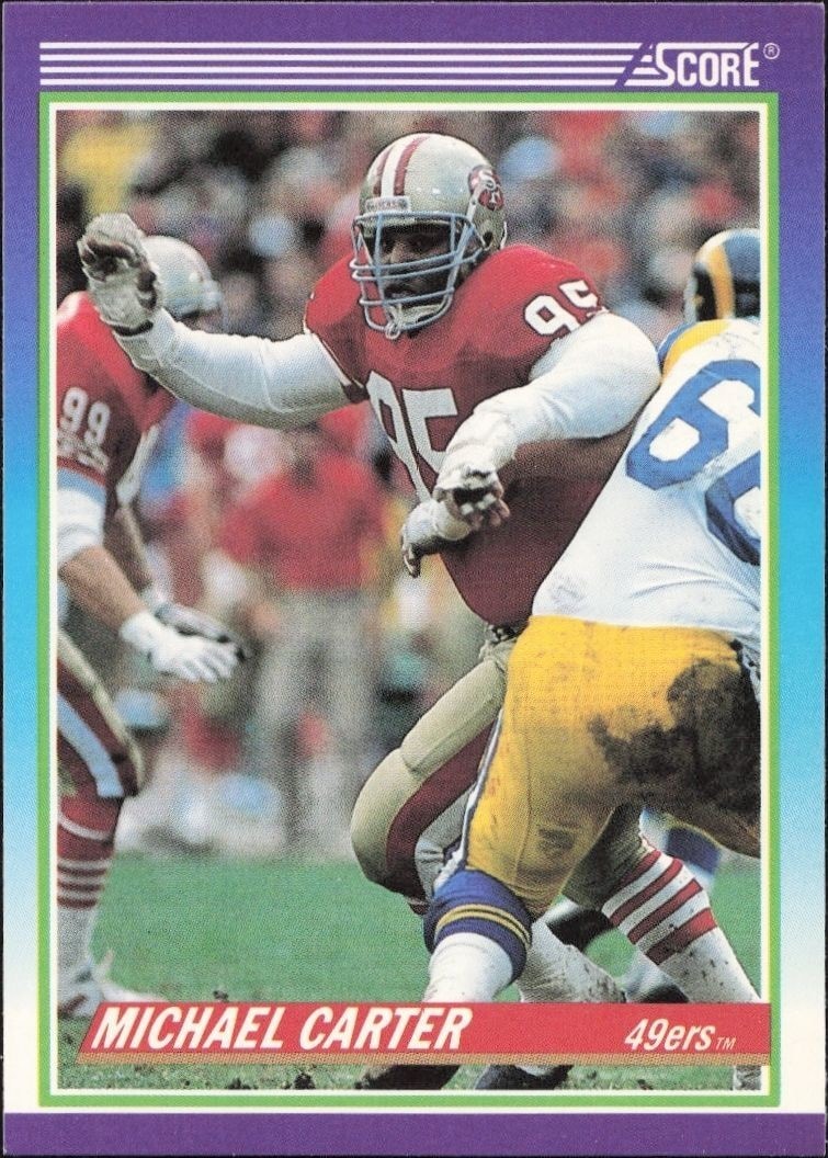 1990 Score Michael Carter #510 trading card