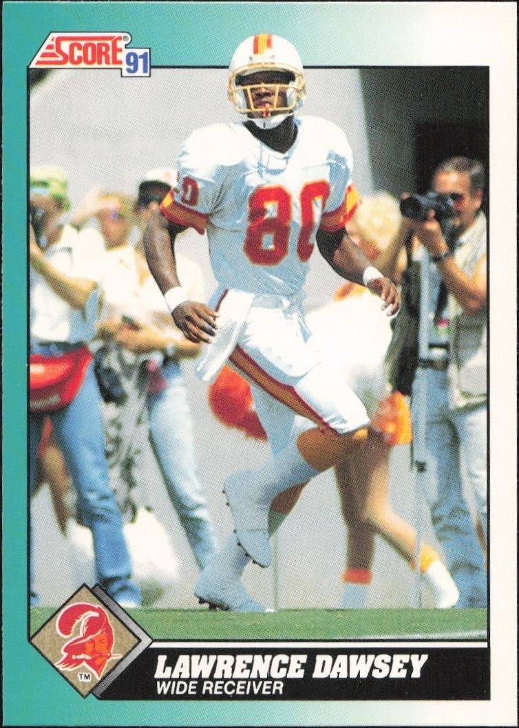 1991 Score Supplemental Lawrence Dawsey #74T trading card