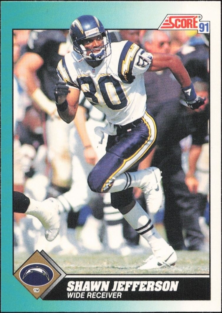 1991 Score Supplemental Shawn Jefferson #67T trading card