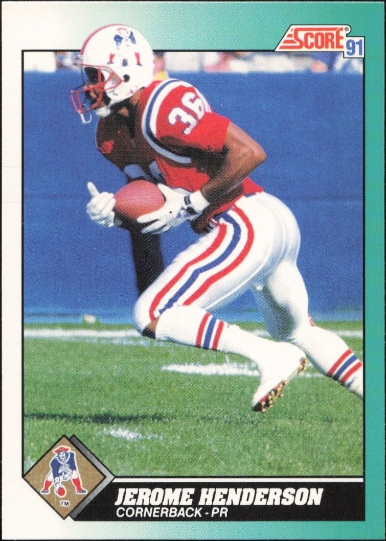 1991 Score Supplemental Jerome Henderson #59T trading card