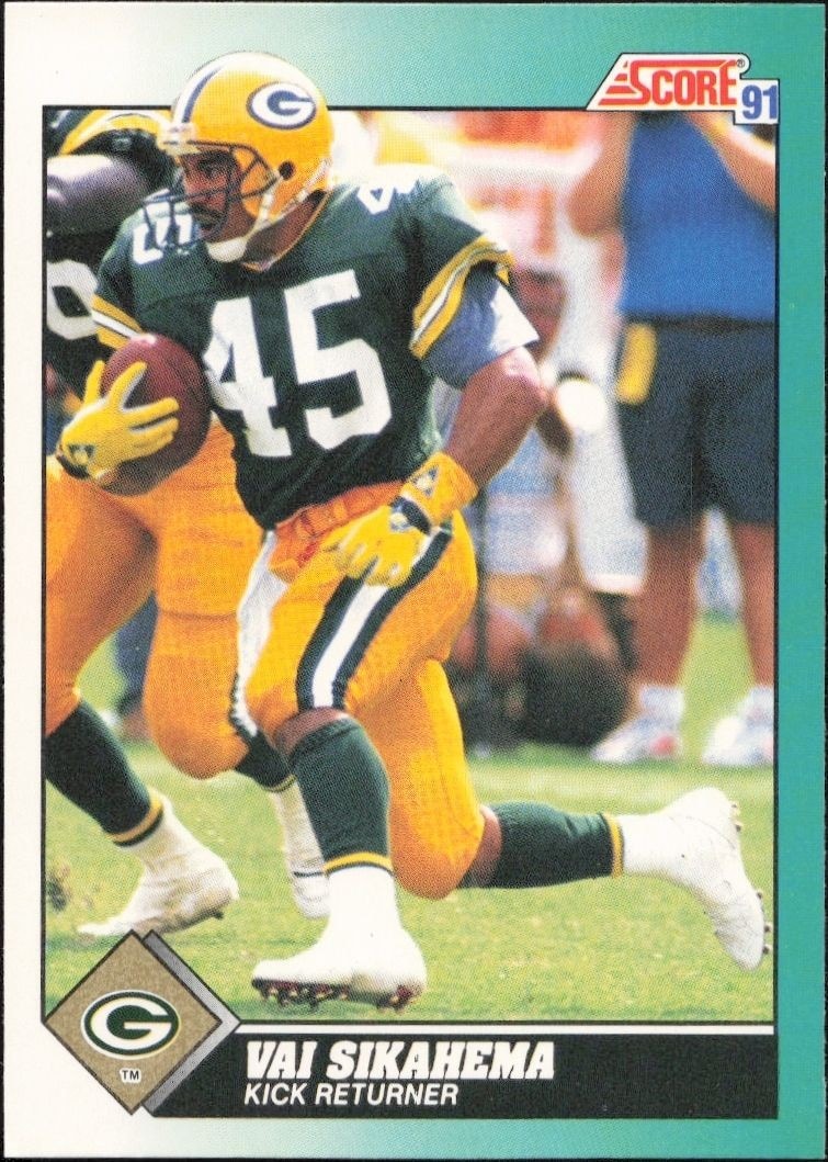 1991 Score Supplemental Vai Sikahema #44T trading card