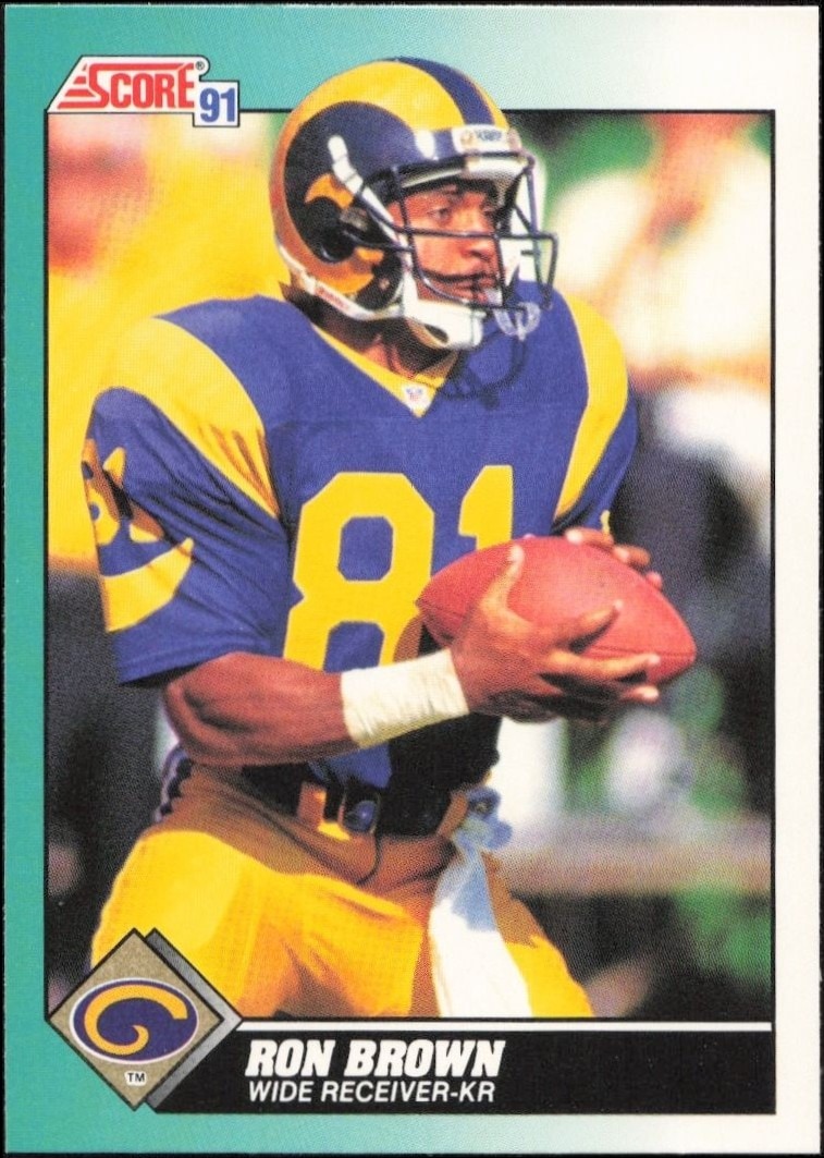 1991 Score Supplemental Ron Brown #30T trading card
