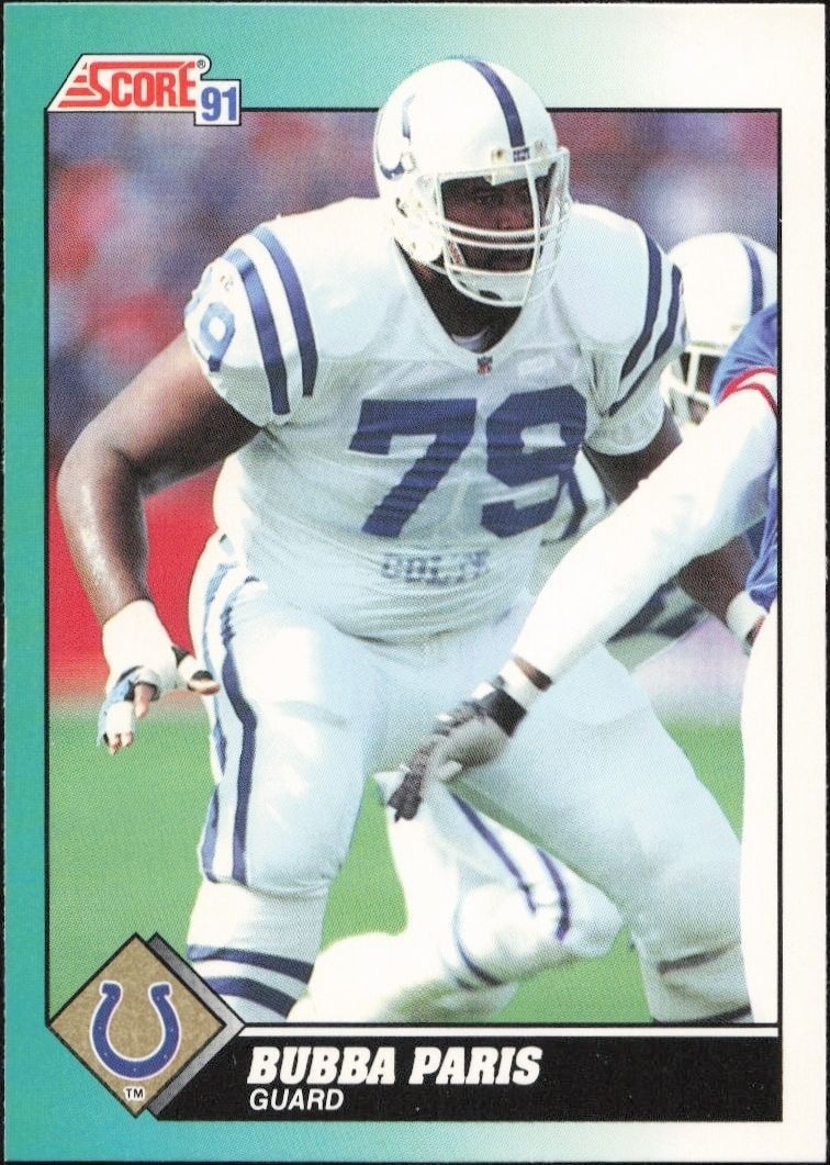 1991 Score Supplemental Bubba Paris #29T trading card