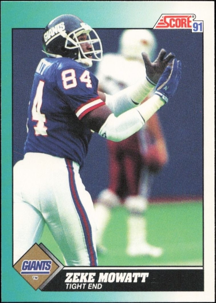 1991 Score Supplemental Zeke Mowatt #24T trading card