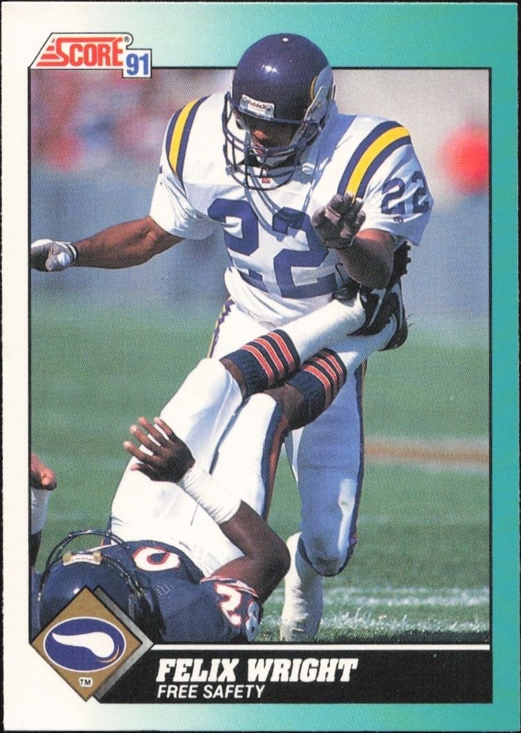 1991 Score Supplemental Felix Wright #12T trading card