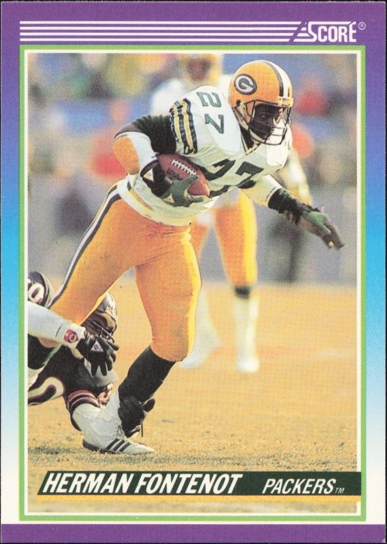 1990 Score Herman Fontenot #504 trading card