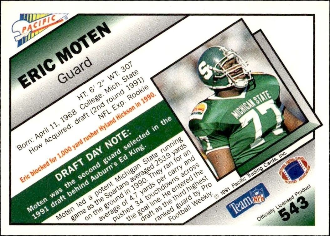 1994 Fleer Jason Belser #200 football trading card back