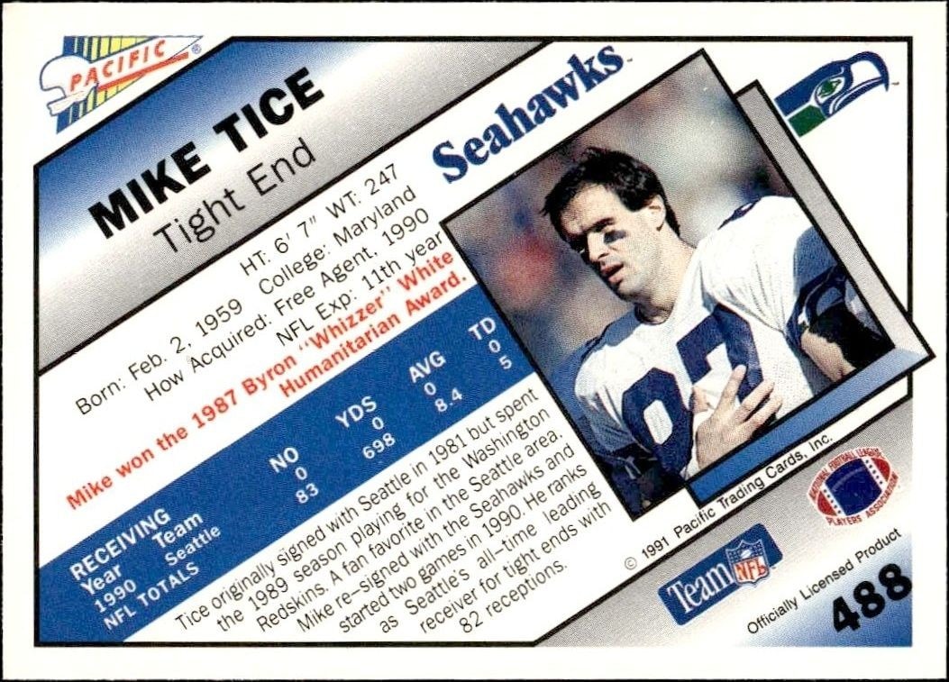 1994 Fleer Derek Russell #141 football trading card back