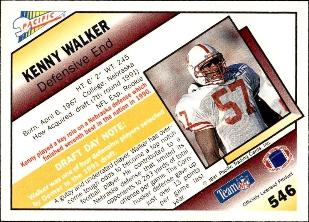 1994 Fleer Ray Buchanan #203 football trading card back