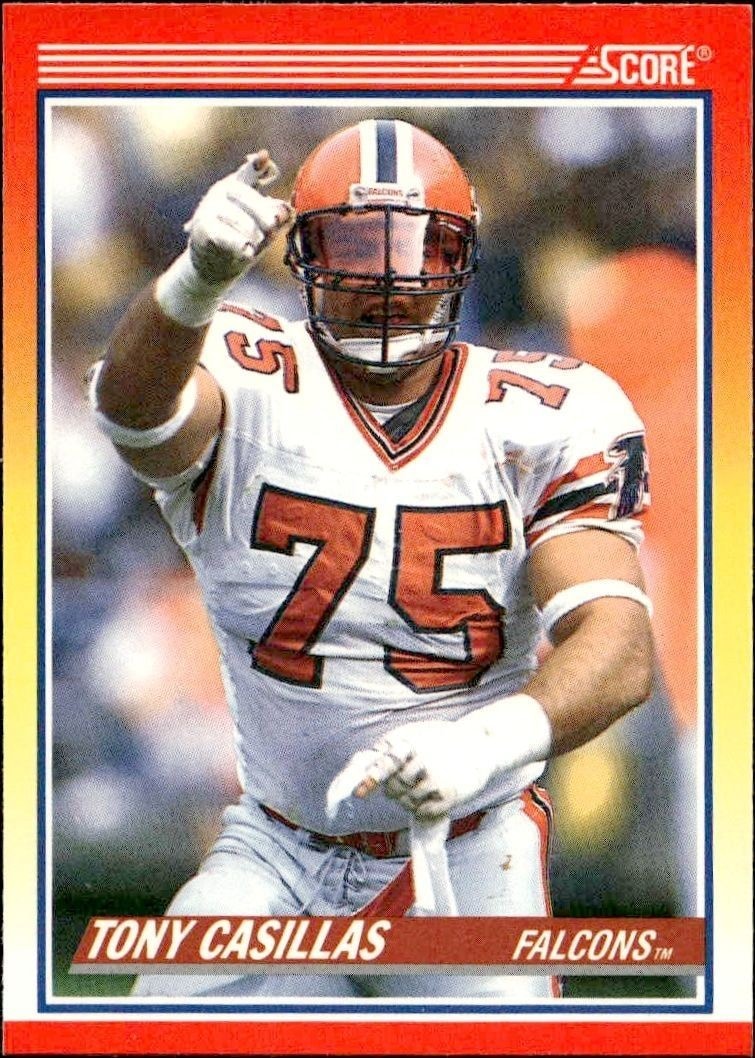 1990 Score Tony Casillas #658 trading card