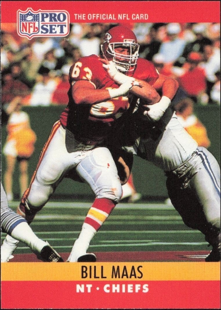 1990 Pro-Set Bill Maas #145 trading card