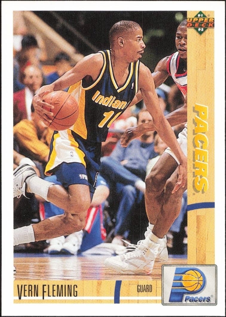 1991-92 Upper-Deck Vern Fleming #238 trading card